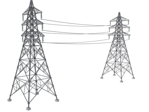 Electrical Power Line Modèle 3D