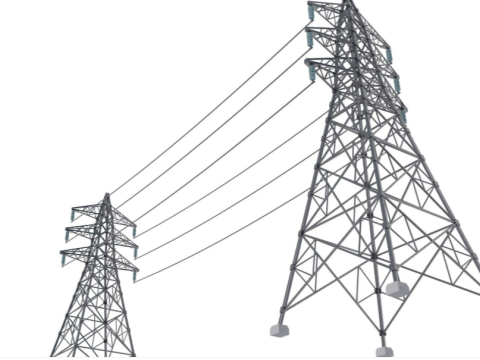 Electrical Power Line 3D Model