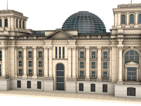 Reichstag building 3Dモデル