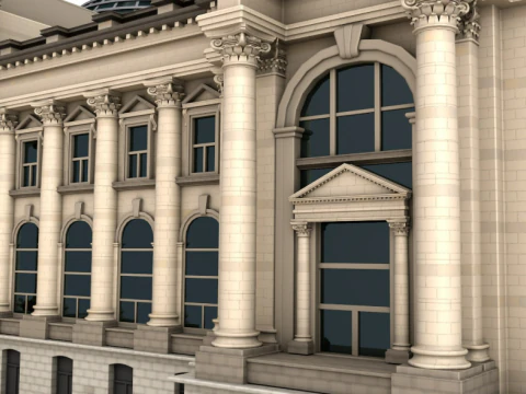 Rijksdaggebouw 3D Model