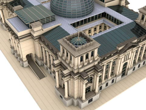 Reichstag building 3Dモデル