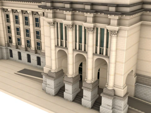 Rijksdaggebouw 3D Model