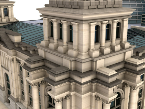 Reichstag building 3Dモデル