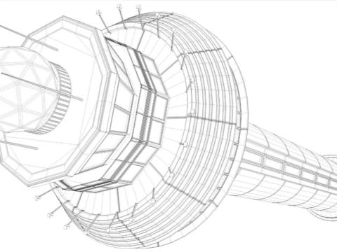 Menara Kontrol Bandara Model 3D