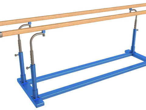 Gymnastics Equipment Collection 3D Model