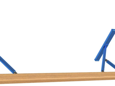 Gymnastics Equipment Collection 3D Model