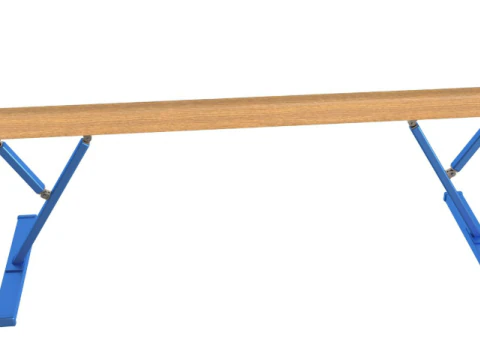 Gymnastics Equipment Collection 3D Model