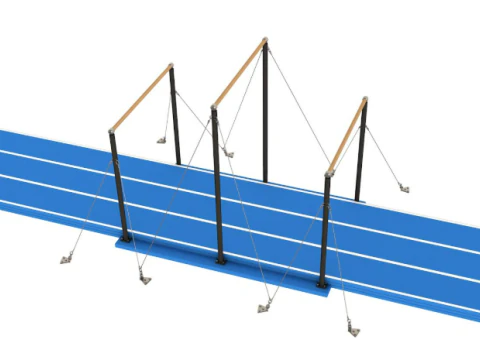 Gymnastics Equipment Collection 3D Model
