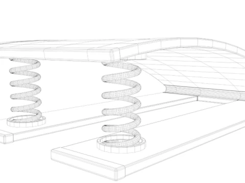 Gymnastics Equipment Collection 3D Model
