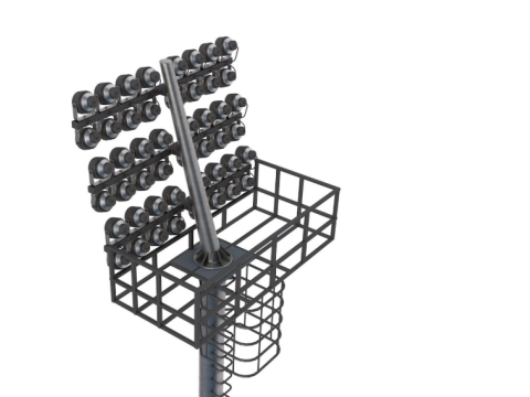 American Football Stadium Modèle 3D