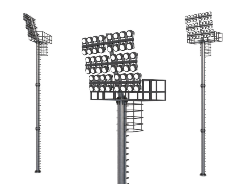 American Football Stadium Modèle 3D