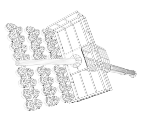 American Football Stadium Modèle 3D