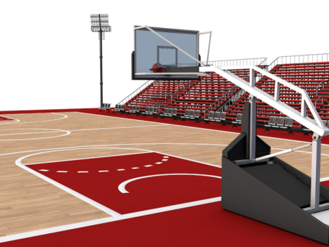 Basket Ball Field Modèle 3D