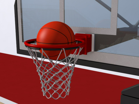 Basket Ball Field Modèle 3D