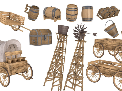 Western Collection Modèle 3D