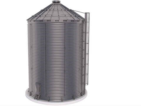 Grain Silo 3D Модель
