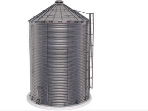 Silos zbożowy Model 3D