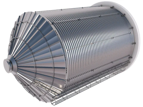Grain Silo 3D Model