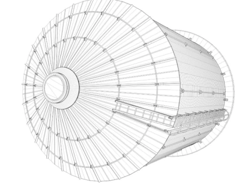 Grain Silo 3D Model