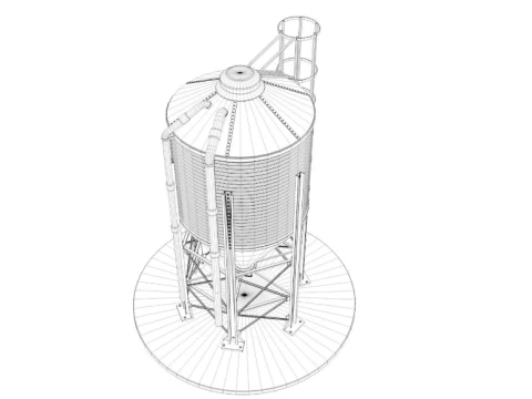 Silo 3D Model