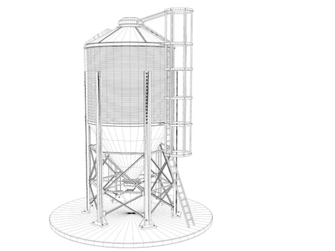 Silo 3D Model