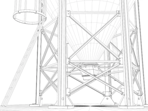 Silo 3D Model