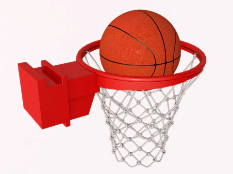 Basketball Hoop 3D Model