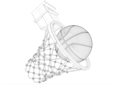 Basketball Hoop 3D Model