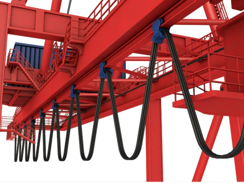 Port Container Crane 3D Model