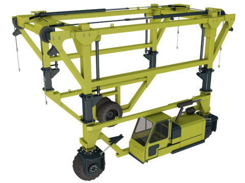Straddle Carrier Generic Modèle 3D