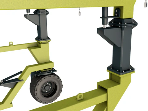 Straddle Carrier Generic 3D Model
