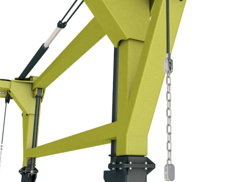 Straddle Carrier Generic 3D Model