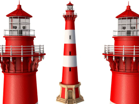 Lighthouse collection 3D Model
