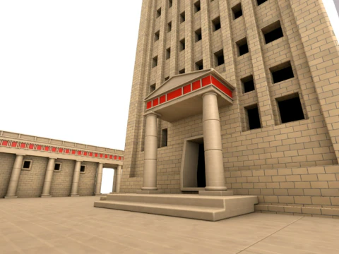 Lighthouse of Alexandria 3D Model