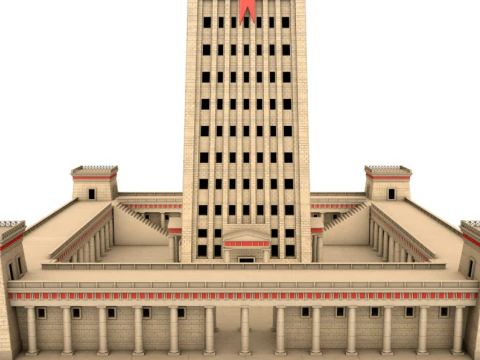 Lighthouse of Alexandria 3D Model