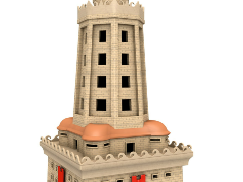 Lighthouse of Alexandria 3D 模型