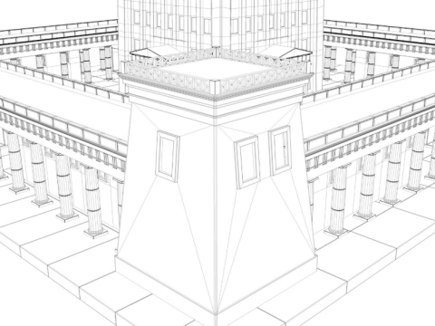 Lighthouse of Alexandria 3D 模型