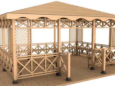 Pergola collection 3D Model
