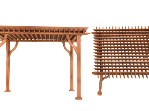 Pergola collection 3D Model