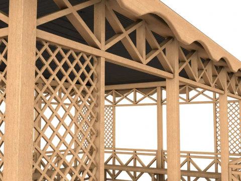 Pergola collection 3D Model