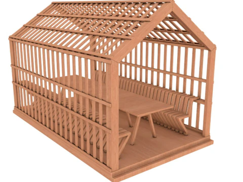 Pergola collection 3D Model