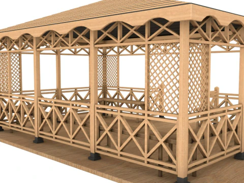 Pergola collection 3D Model