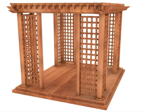 Pergola collection 3D Model