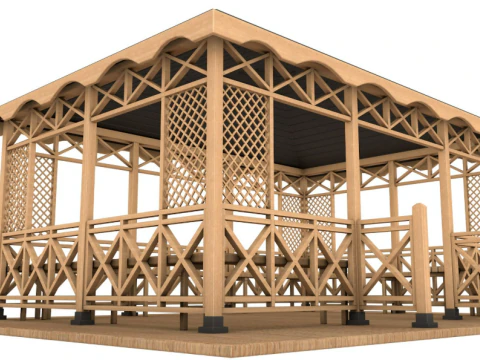 Pergola collection 3D Model
