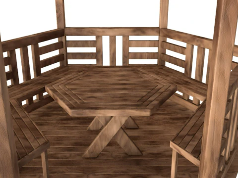 Pergola collection 3D Model