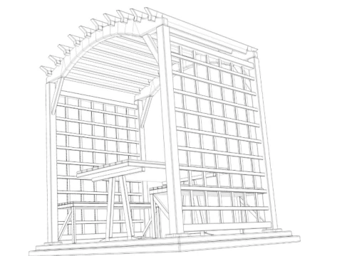 Pergola collection 3D Model