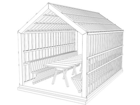 Pergola collection 3D Model