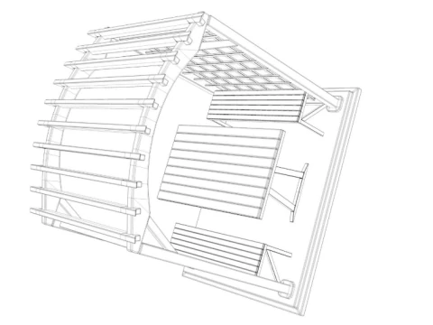 Pergola collection 3D Model