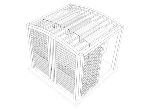 Pergola collection 3D Model