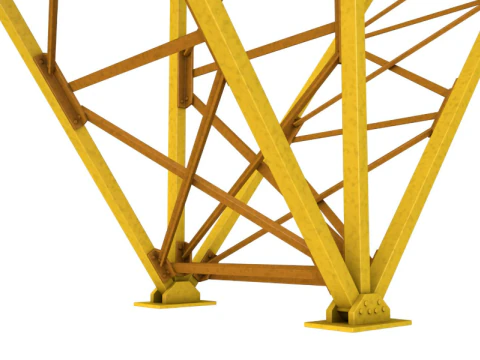 Stone Crusher Machine 3D Model